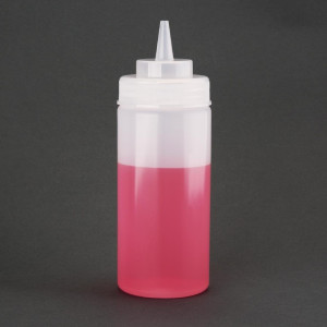 Wide Neck Sauce Dispenser 454ml - Vogue - Fourniresto