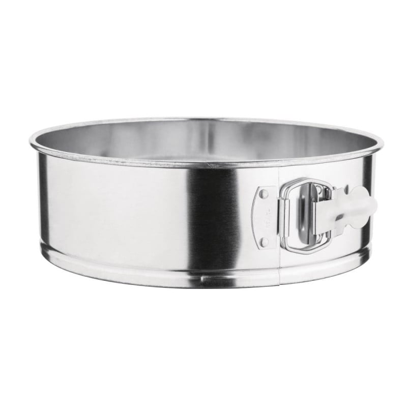 Moule Rond À Charnière en Fer Blanc - Ø 220mm - Vogue Moule Rond À Charnière en Fer Blanc - Ø 220mm - Vogue