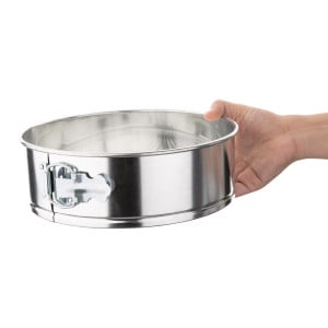 Moule Rond À Charnière en Fer Blanc - Ø 220mm - Vogue