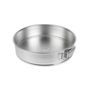 Okrúhla forma s pántom z bieleho železa - Ø 280 mm - FourniResto