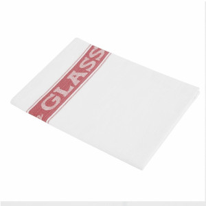 Linen Glass Cloths - Red - L 762 X 508 mm - Vogue