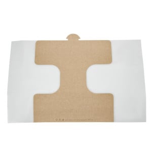 Recyclable Kraft Baguette Bags Clasp Clip - Pack of 500 - Colpac