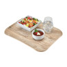 Century natural oak light wood effect polyester tray - 360 x 460mm - Cambro - Fourniresto