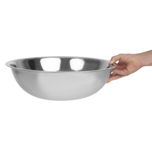 Stainless Steel Mixing Bowl - 12L - Vogue - Fourniresto