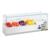 Refrigerated Display Case With 3X GN 1/3 and 1X GN 1/2 Ingredients - Polar - Fourniresto