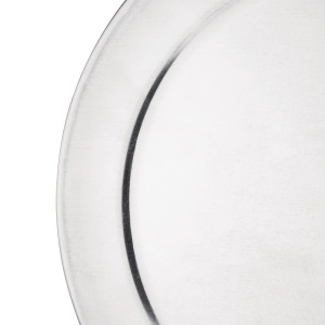 Aluminum pizza plate with wide rim - Ø200mm - Vogue - Fourniresto