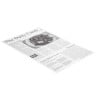 Greaseproof Paper Squares with Newspaper Print - Pack of 500 - FourniResto