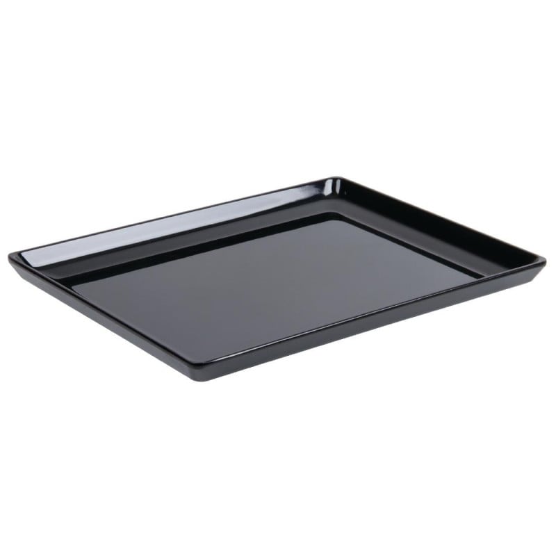 Plateau En Mélamine Float Noir Gn1/2 - APS - Fourniresto