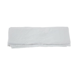 White Pedal Bin Liners 10L - Pack of 1000 - Jantex - Fourniresto