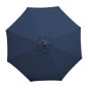 Parasol Rond Bleu Marine - L 2500mm - Bolero