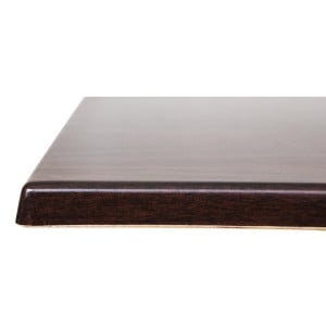 Plateau de Table Carré Marron Foncé - 600 mm - Bolero