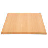 Square Beech Effect Table Top - 700mm - Bolero