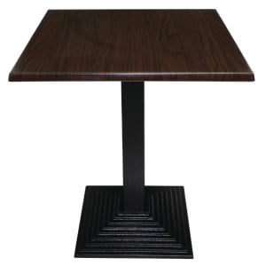 Plateau De Table Carré Marron Foncé - L 700Mm - Bolero