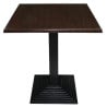 Dark Brown Square Table Top - L 700mm - Bolero