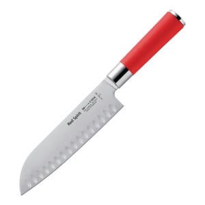 Santoku nôž s dierkovaným ostriečkom Red Spirit - 180mm - Dick