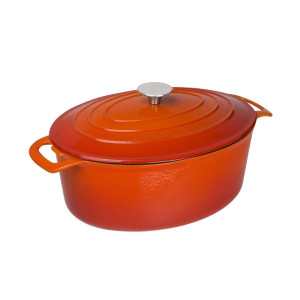 Grande Cocotte Ovale Orange - 6L - Vogue