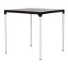 Square table with black aluminum legs 750mm - Bolero - Fourniresto