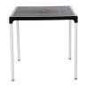 Square table with black aluminum legs 750mm - Bolero - Fourniresto