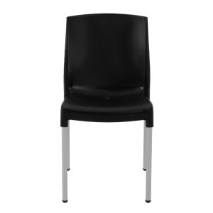 Chaises bistro empilables noires - Lot de 4 - Bolero