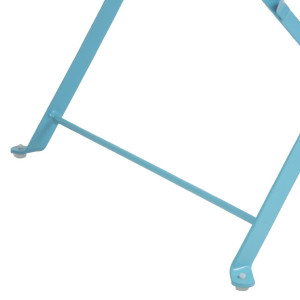 Chaises de terrasse en acier - bleu turquoise - Lot de 2 - Bolero - Fourniresto