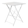 Square steel terrace table - grey - 600mm - Bolero - Fourniresto