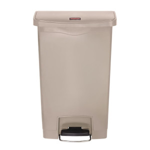 Kôš na odpad s pedálom Slim Jim Beige - 50L - Rubbermaid