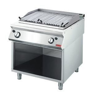 Grillade Pierre De Lave Gaz- P 700 - Gastro M