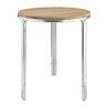 Table ronde en frêne et aluminium 600mm - Bolero - Fourniresto