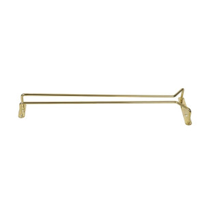 Support na poháre na stopke z mosadze 410mm - FourniResto - Fourniresto