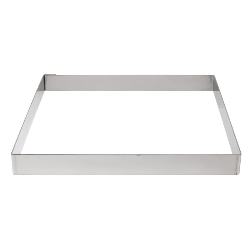Cercle Na Koláč Štvorcový z Nerezovej Ocele - D 200 x Š 200mm- De Buyer