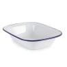 Plat de service acier émaillé 280x190x55mm - Lot de 6 - Olympia - Fourniresto