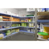 Modular Shelving Unit in Corner 4 Levels - W 649 x D 500mm - Tournus