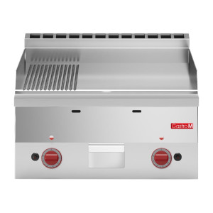 Plancha Gaz Doska Pololesklá Poloryhovaná - L 600 x P 600mm - Gastro M