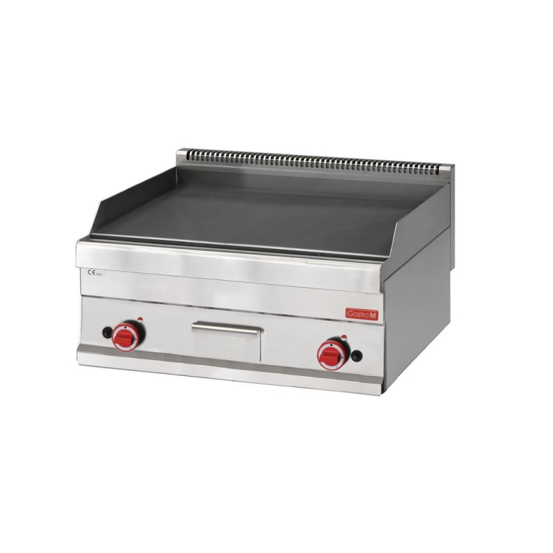 Gas griddle 650 with smooth plate - Gastro M - Fourniresto