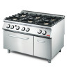 Fourneau 6 Feux et Four Gaz 700 - Gastro M