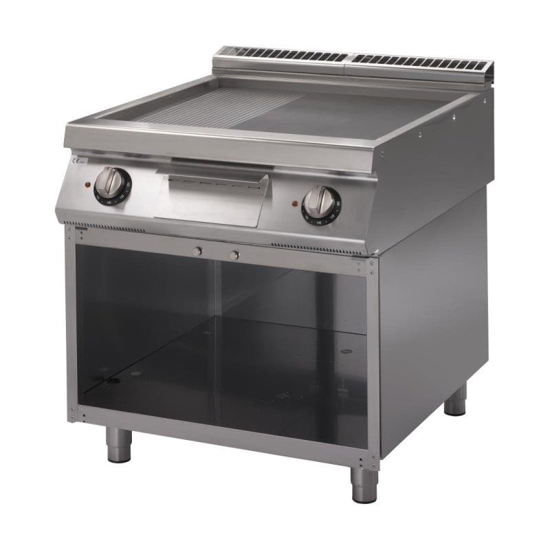 Elektrický gril 700 s polovične hladkou a polovične ryhovanou doskou - Gastro M - Fourniresto