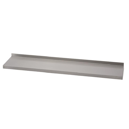 Stainless Steel Wall Shelf Without Brackets - W 1200 x D 400mm - Gastro M