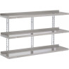 Etagère Murale en Inox Sans Supports-L 1500 x P 400mm - Gastro M