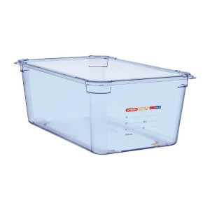 Blue airtight ABS GN1/1 200mm container - Araven - Fourniresto