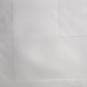 White tablecloth with satin band 910 x 910mm - Mitre Luxury - Fourniresto