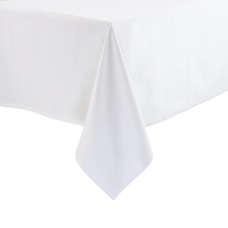 White tablecloth 1350 x 1350 mm - Mitre Essentials - Fourniresto