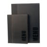 Contemporary A5 Black Menu Cover - Securit - Fourniresto