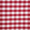 Nappe carrée à carreaux rouges en polyester 890 x 890mm - Mitre Essentials - Fourniresto