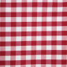 Štvorcový obrus s červenými kockami z polyesteru 1780 x 1780mm - Mitre Essentials - Fourniresto