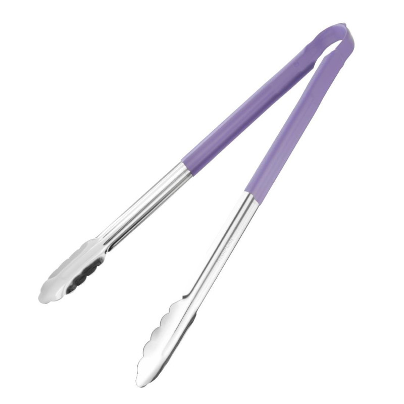 Pinceta na servírovanie 405 mm fialová - Vogue - Fourniresto Pinceta na servírovanie 405 mm fialová - Vogue - Fourniresto