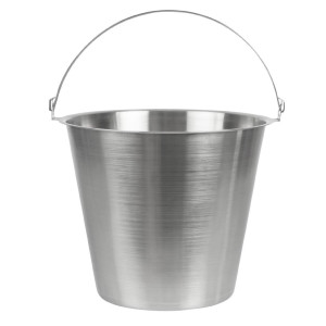 Stainless steel bucket 12L - Jantex - Fourniresto