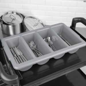 Plastic Stackable Cutlery Tray Large - Olympia KRISTALLON - Fourniresto