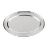 Oval stainless steel serving dish - 250mm - Olympia - Fourniresto