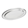 Plat de service ovale inox - 407mm - Olympia - Fourniresto