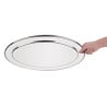 Oval stainless steel serving dish - 500mm - Olympia - Fourniresto